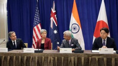 Photo de Les quatre ministres des Affaires étrangères tiennent une réunion en marge de l'Assemblée générale des Nations Unies et espèrent en faire un rendez-vous annuel